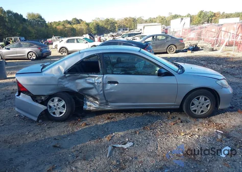 2005 Honda Civic Vp из США, поврежденный, VIN 1HGEM22175L023634